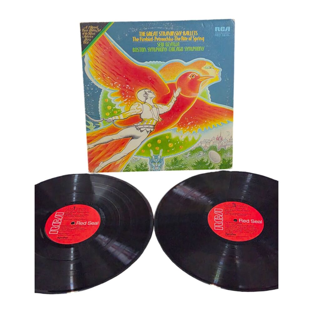 Stravinsky Firebird Suite LP – Seiji Ozawa Conducts Boston Symphony Orchestra